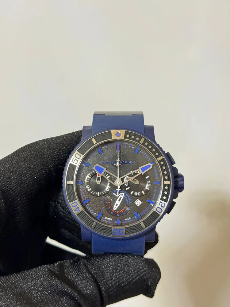 Ulysse Nardin Maxi Marine Diver Voyage Bleu Chronograph